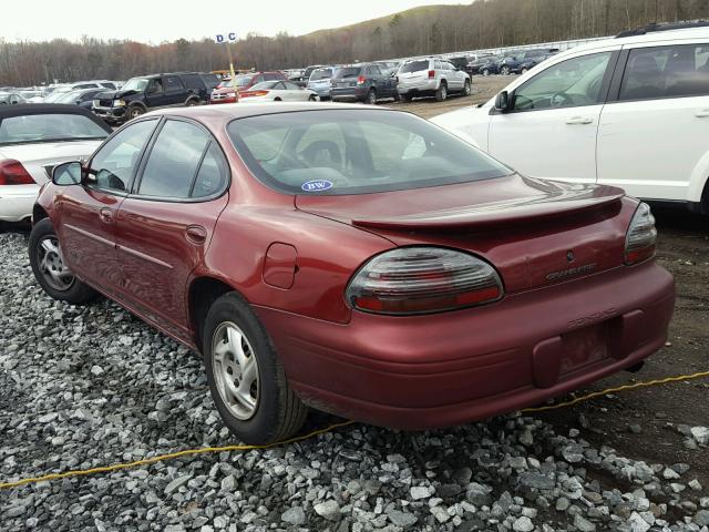 1G2WK52J91F203933 - 2001 PONTIAC GRAND PRIX 勃艮第红 照片 3