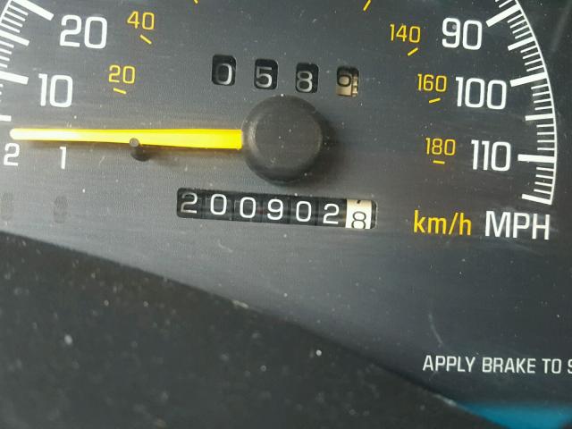 1G2WK52J91F203933 - 2001 PONTIAC GRAND PRIX 勃艮第红 照片 8