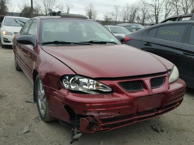 1G2NF52F52C240010 - 2002 PONTIAC GRAND AM S MAROON photo 1