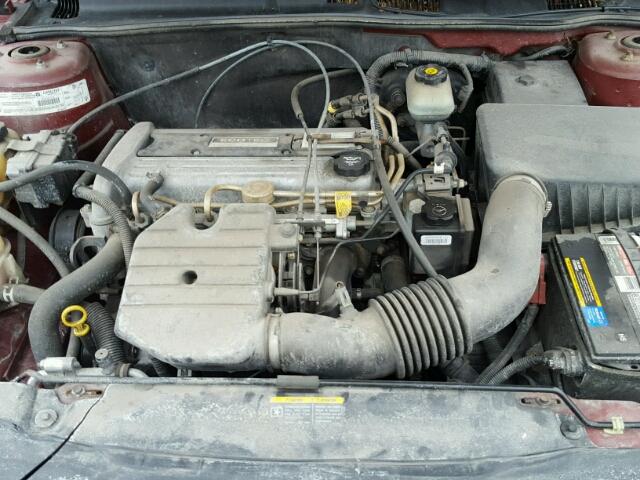 1G2NF52F52C240010 - 2002 PONTIAC GRAND AM S მუქწითელი ფოტო 7