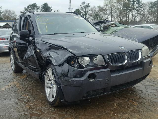 WBXPA93484WC31414 - 2004 BMW X3 3.0I BLACK photo 1