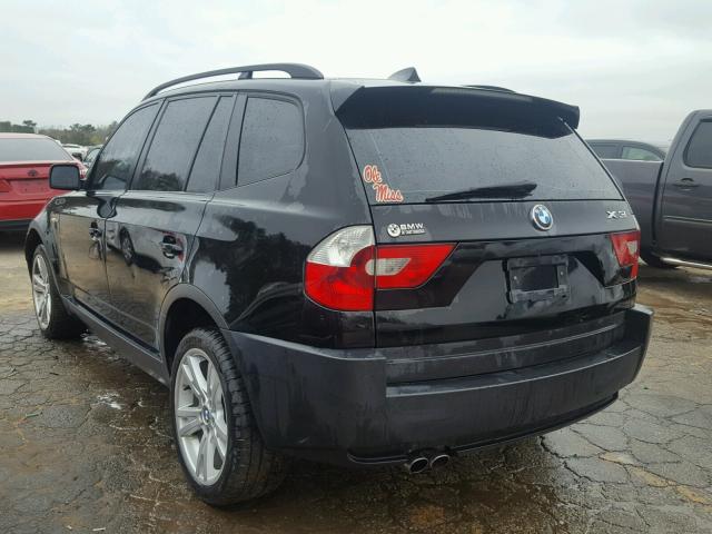 WBXPA93484WC31414 - 2004 BMW X3 3.0I BLACK photo 3