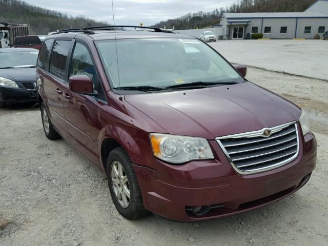 2A8HR54P68R651057 - 2008 CHRYSLER TOWN & COU BURGUNDY photo 1