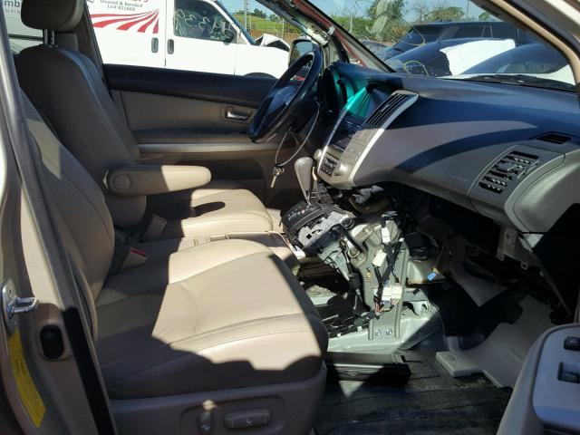 JTJHW31U760045379 - 2006 LEXUS RX 400 SILVER photo 5