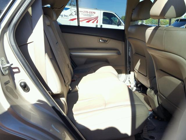 JTJHW31U760045379 - 2006 LEXUS RX 400 SILVER photo 6