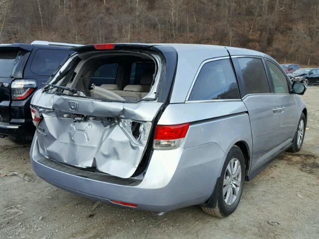 5FNRL5H6XHB014165 - 2017 HONDA ODYSSEY EX SILVER photo 4