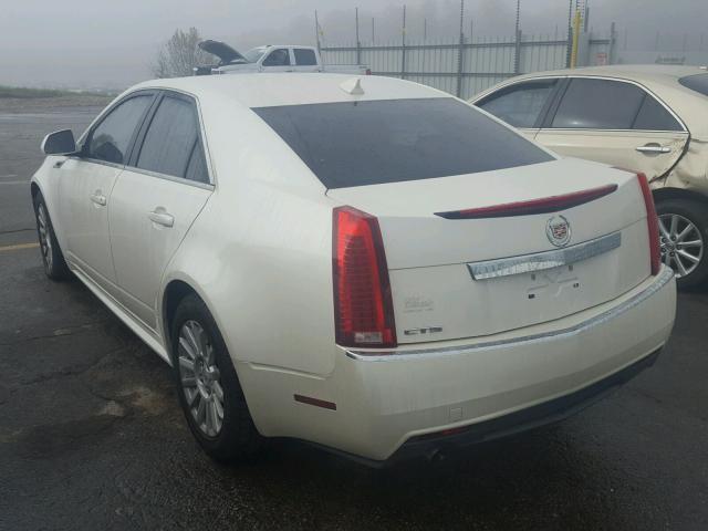 1G6DA5EY3B0164147 - 2011 CADILLAC CTS WHITE photo 3