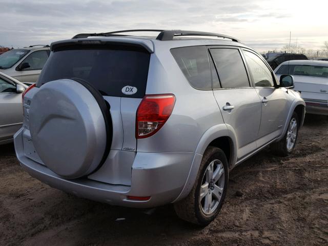 JTMBD32V886085475 - 2008 TOYOTA RAV4 SPORT SILVER photo 4