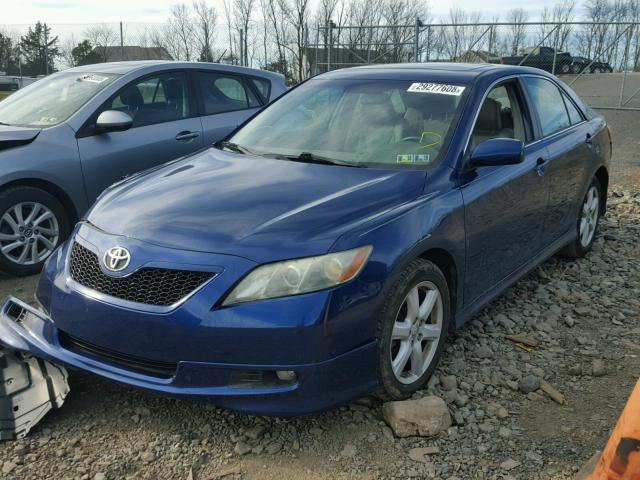 4T1BE46K87U122467 - 2007 TOYOTA CAMRY NEW BLUE photo 2