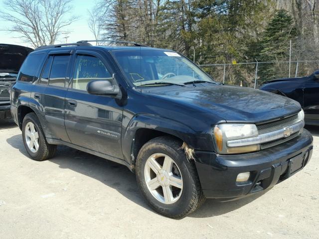 1GNDT13S642447610 - 2004 CHEVROLET TRAILBLAZE BLACK photo 1