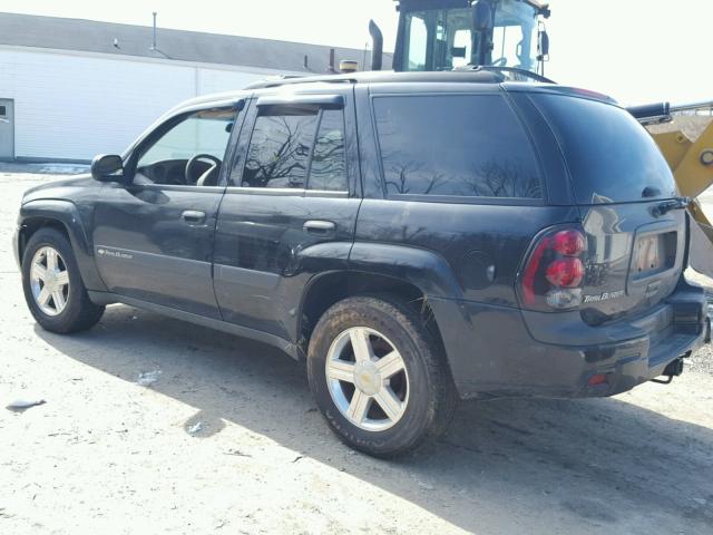 1GNDT13S642447610 - 2004 CHEVROLET TRAILBLAZE BLACK photo 3