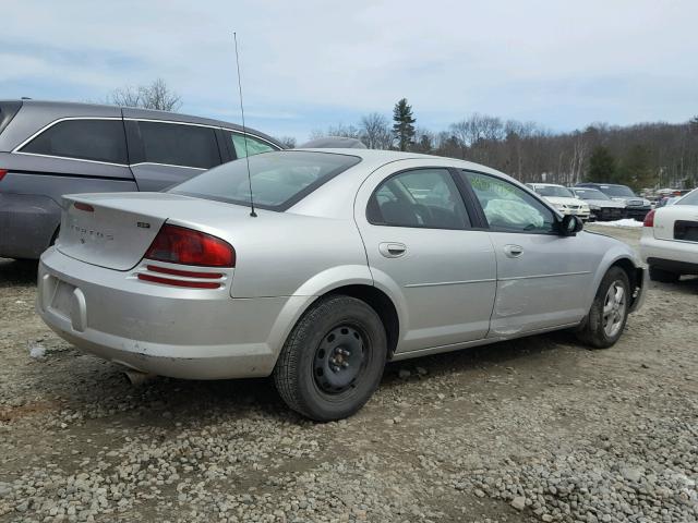 1B3EL46JX5N508816 - 2005 DODGE STRATUS SX SILVER photo 4