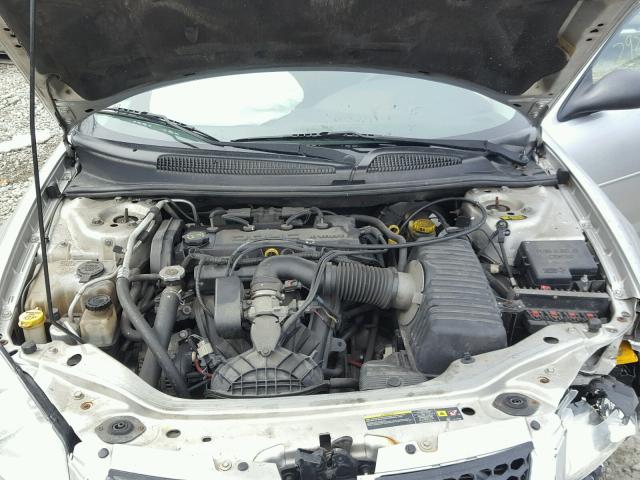 1B3EL46JX5N508816 - 2005 DODGE STRATUS SX SILVER photo 7