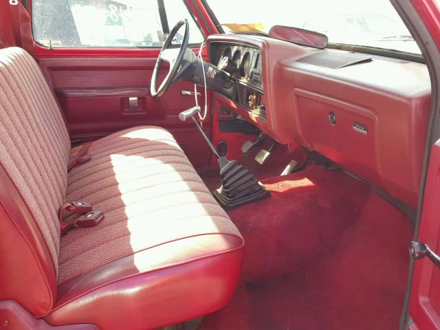 1B7FD04X4JS631295 - 1988 DODGE D-SERIES D RED photo 5