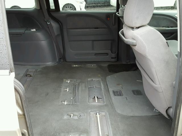 5FNRL38286B099473 - 2006 HONDA ODYSSEY LX BEIGE photo 6