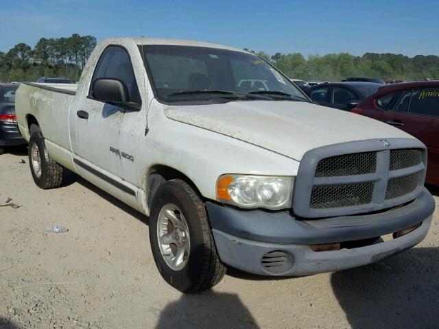 1D7HA16N05J560052 - 2005 DODGE RAM 1500 S WHITE photo 1