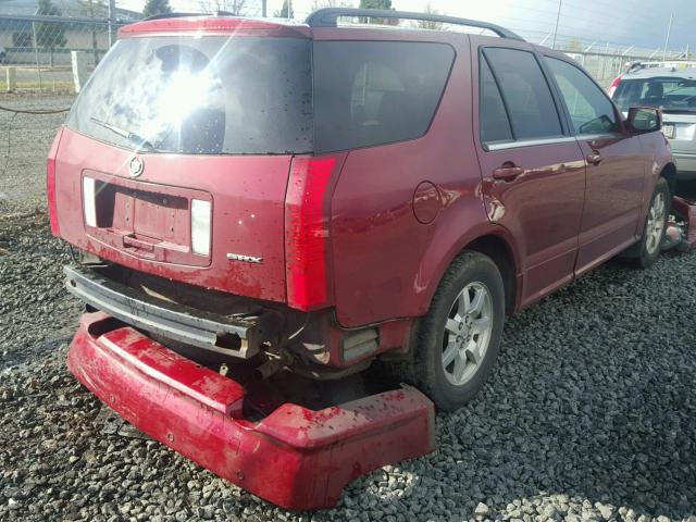 1GYEE637370140647 - 2007 CADILLAC SRX RED photo 4