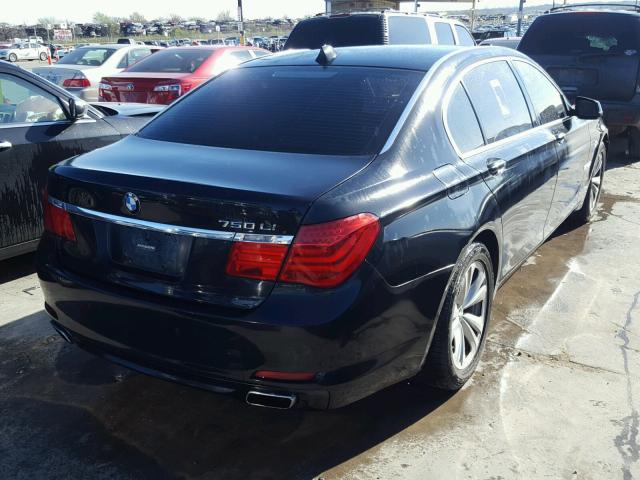 WBAKB83599CY60531 - 2009 BMW 750 LI BLACK photo 4