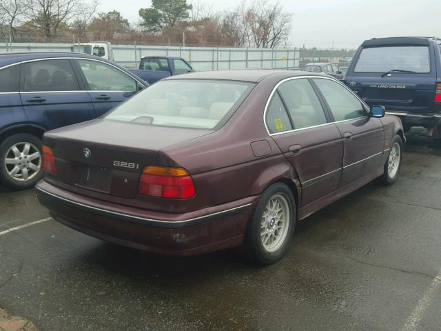WBADD6326WGT96728 - 1998 BMW 528 I AUTO RED photo 4