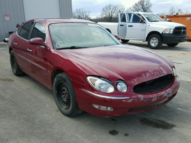 2G4WD582261171195 - 2006 BUICK LACROSSE C MAROON photo 1