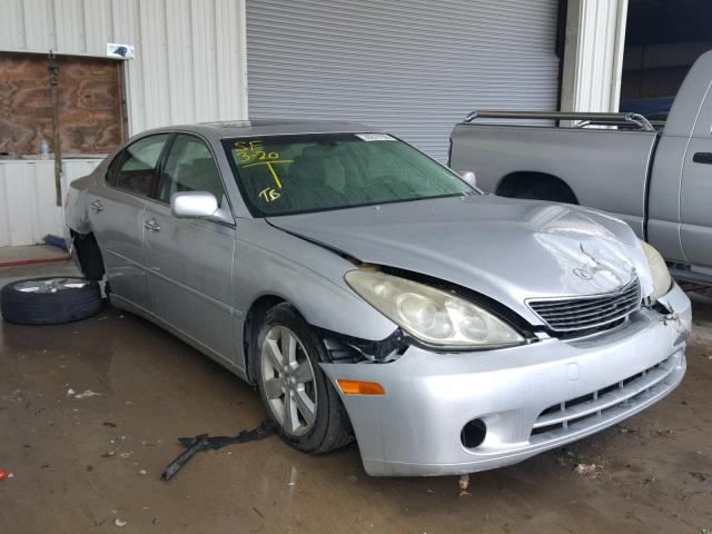 JTHBA30G955127939 - 2005 LEXUS ES 330 SILVER photo 1