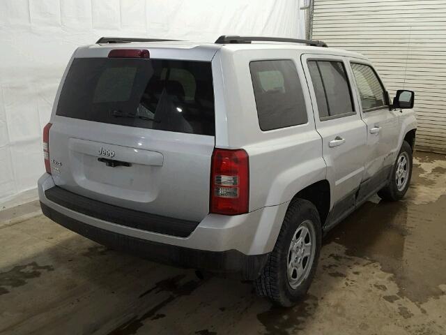 1J4NF1GB5BD235078 - 2011 JEEP PATRIOT SP SILVER photo 4