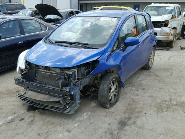 3N1CE2CP8FL358982 - 2015 NISSAN VERSA NOTE BLUE photo 2