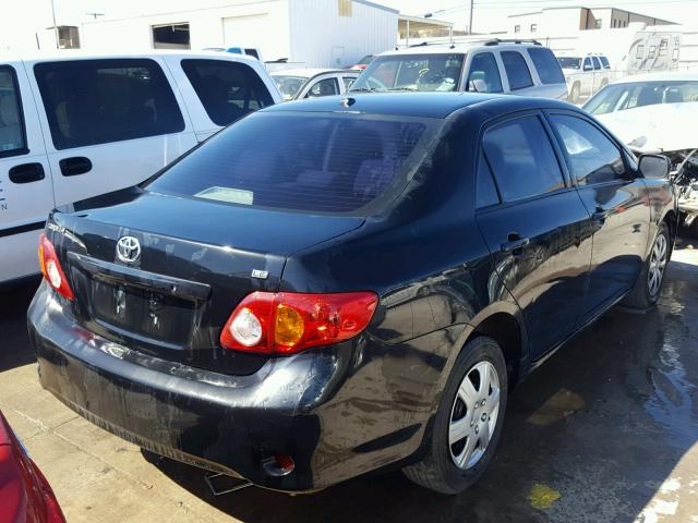 1NXBU4EE7AZ253508 - 2010 TOYOTA COROLLA BA BLACK photo 4