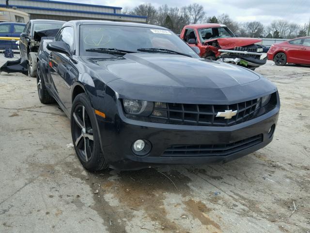 2G1FC1E35C9167757 - 2012 CHEVROLET CAMARO LT BLACK photo 1