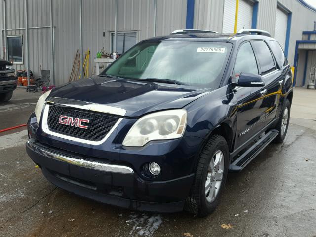 1GKER23717J147534 - 2007 GMC ACADIA SLT BLUE photo 2