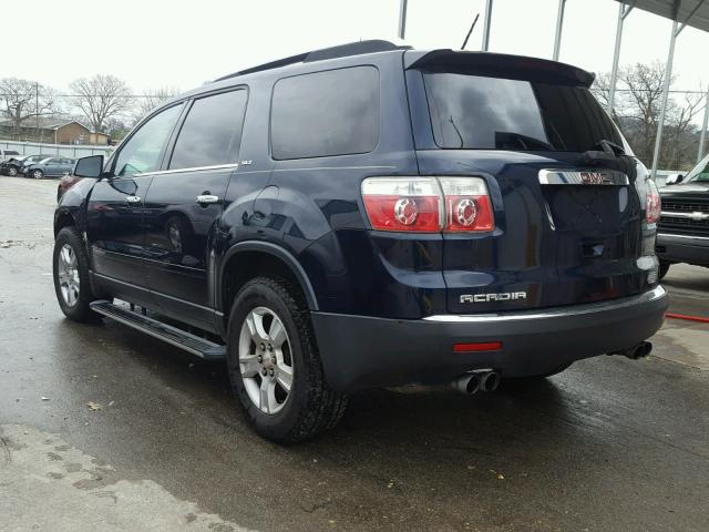 1GKER23717J147534 - 2007 GMC ACADIA SLT BLUE photo 3