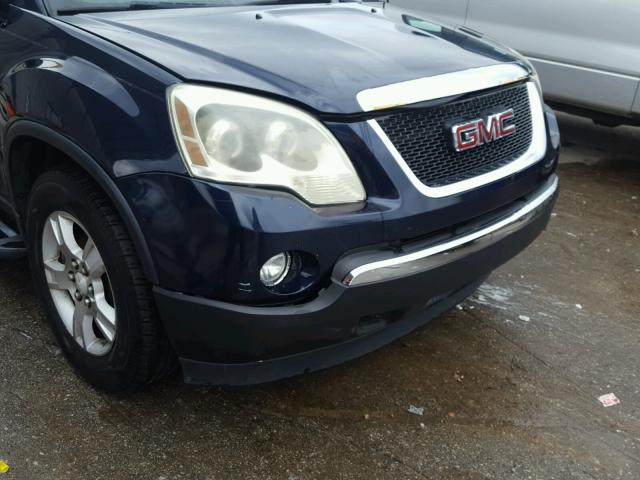 1GKER23717J147534 - 2007 GMC ACADIA SLT ლურჯი ფოტო 9