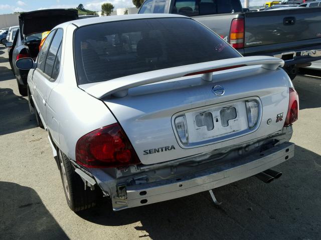 3N1AB51D26L456075 - 2006 NISSAN SENTRA SE- SILVER photo 3