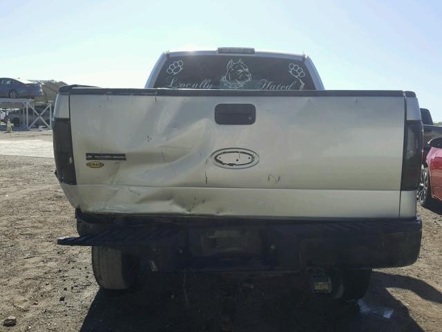 1FTRF12285NB51737 - 2005 FORD F150 SILVER photo 6