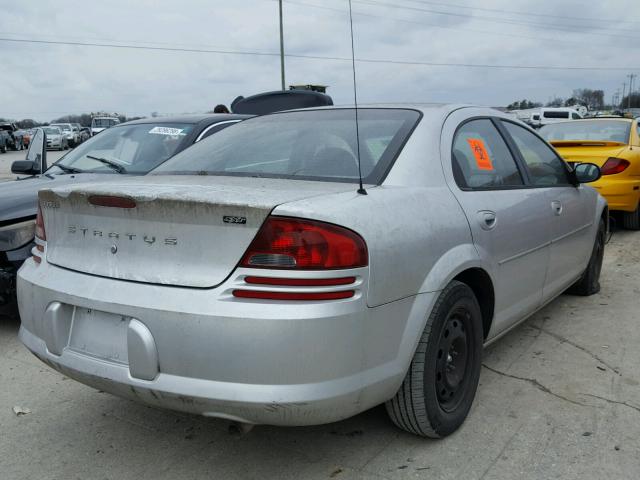 1B3EL46T75N604968 - 2005 DODGE STRATUS SX SILVER photo 4