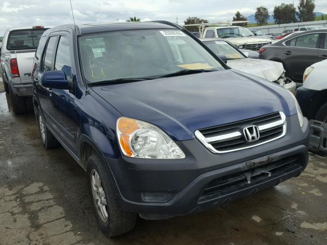 JHLRD78813C030161 - 2003 HONDA CR-V EX BLUE photo 2