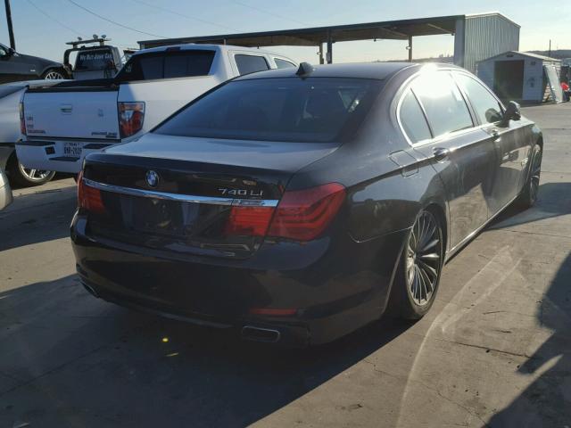 WBAKB4C59BC575200 - 2011 BMW 740 LI BLACK photo 4