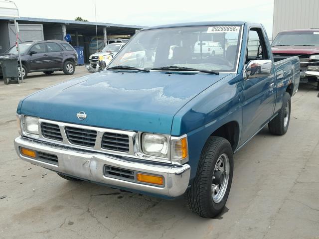 1N6SD11S4SC350118 - 1995 NISSAN TRUCK E/XE GREEN photo 2