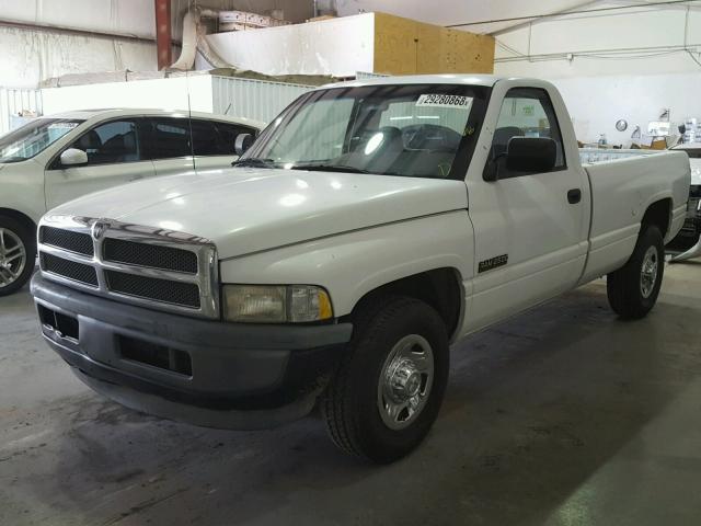 1B7KC26C2SS270285 - 1995 DODGE RAM 2500 WHITE photo 2