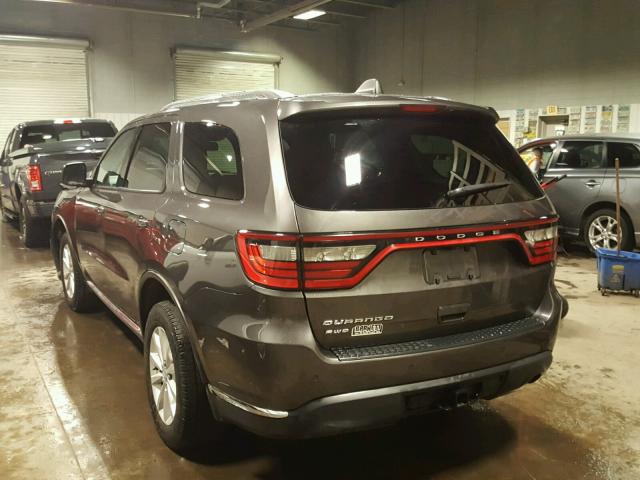 1C4RDJAG2EC483073 - 2014 DODGE DURANGO SX GRAY photo 3