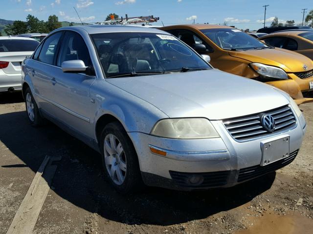 WVWRH63B63P180578 - 2003 VOLKSWAGEN PASSAT GLX SILVER photo 1