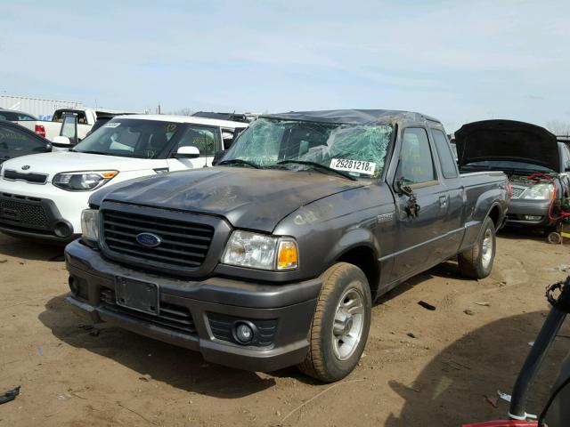 1FTYR14U27PA34597 - 2007 FORD RANGER SUP GRAY photo 2