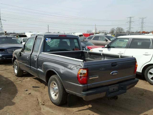 1FTYR14U27PA34597 - 2007 FORD RANGER SUP GRAY photo 3