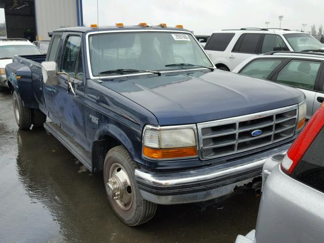 1FTJX35GXPKA67713 - 1993 FORD F350 BLUE photo 1