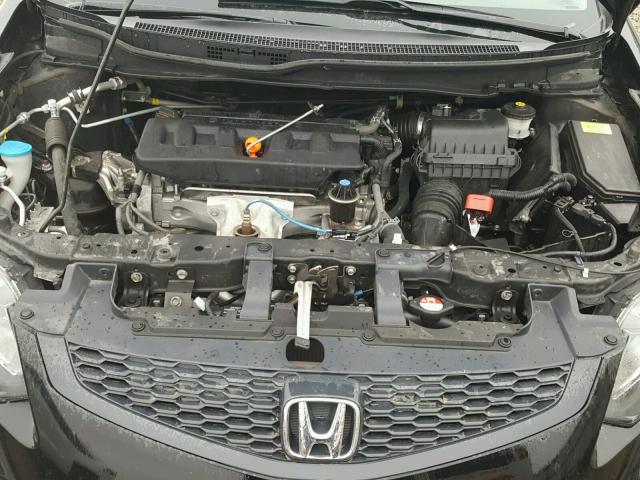 2HGFG3B18CH540291 - 2012 HONDA CIVIC EXL შავი ფოტო 7