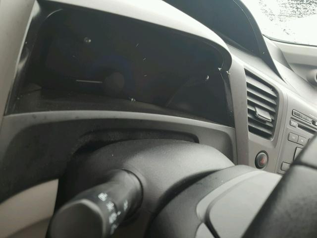 2HGFG3B18CH540291 - 2012 HONDA CIVIC EXL შავი ფოტო 8