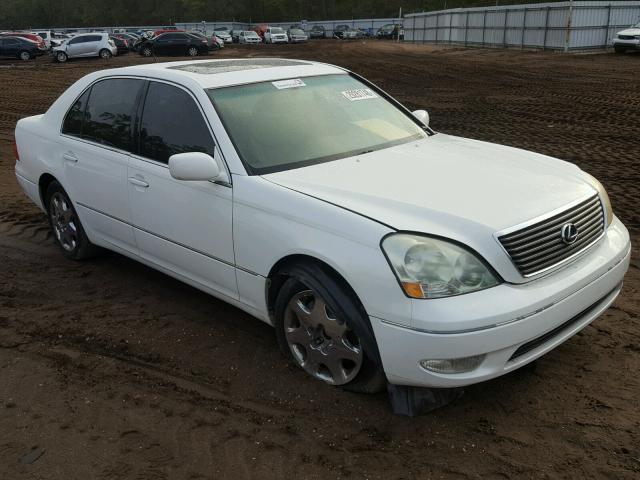 JTHBN30F430102386 - 2003 LEXUS LS 430 WHITE photo 1