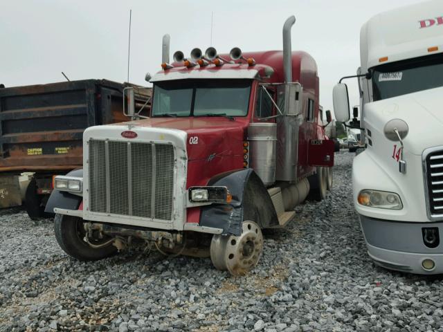 1XP5DB9X02D530890 - 2002 PETERBILT 379 BURGUNDY photo 2