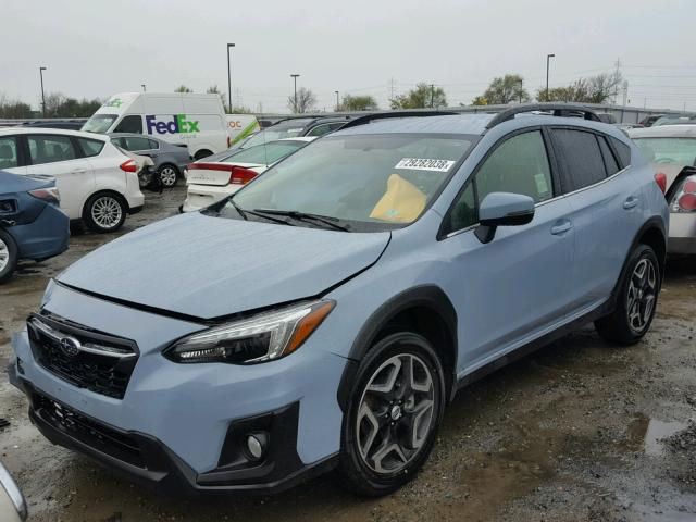 JF2GTAJC1J8269634 - 2018 SUBARU CROSSTREK BLUE photo 2