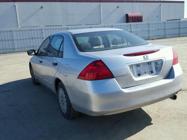 JHMCM56157C015714 - 2007 HONDA ACCORD VAL SILVER photo 3